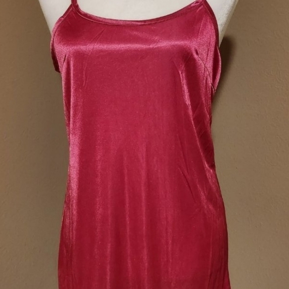 Lucy Paris Collection Pink Slip Dress With Sheer Sleeveless Robe Size S - Picture 2 of 3